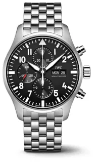 IWC Pilot IW377710 Stainless steel Black