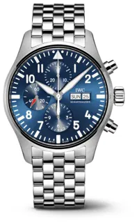 IWC Pilot Chronograph IW377717 Stainless steel Blue