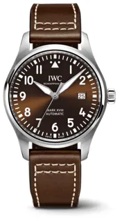 IWC Pilot Mark IW327003 Stainless steel Brown