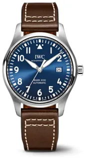 IWC Pilot Mark IW327010 Stainless steel Blue