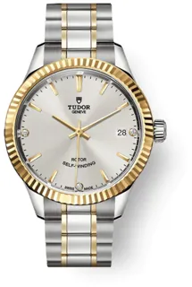 Tudor Style M12313-0009 34mm Stainless steel Silver