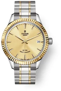 Tudor Style M12313-0001 34mm Stainless steel Golden