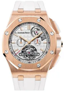 Audemars Piguet Royal Oak Offshore Tourbillon  26540OR.OO.A010CA.01 Ceramic and Rose gold White