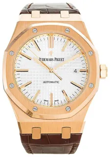 Audemars Piguet Royal Oak 15400OR.OO.D088CR.01 Rose gold Silver