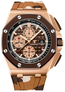 Audemars Piguet Royal Oak Offshore 26401RO.OO.A087CA.01 Rose gold Brown