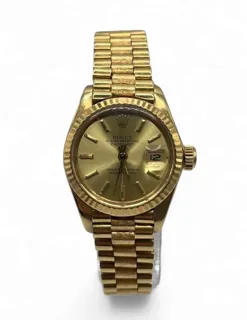 Rolex Datejust 18k yellow gold Champagne