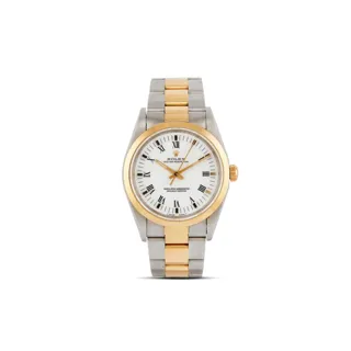 Rolex Oyster Perpetual 34 14203 Stainless steel and gold White