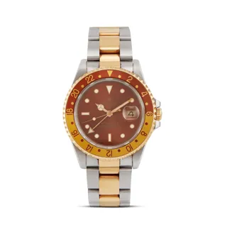 Rolex GMT-Master II 16713 Yellow gold and Stainless steel Brown