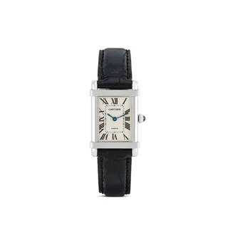 Cartier Tank Chinoise 20mm Platinum Silver