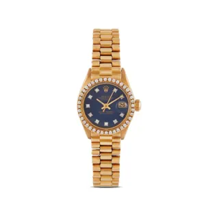 Rolex Datejust 6917 18k yellow gold Blue