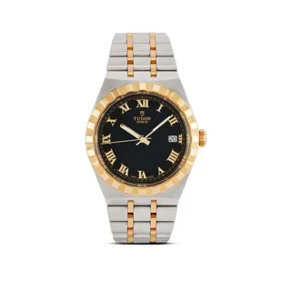 Tudor Royal 28503 Yellow gold and Stainless steel Blue