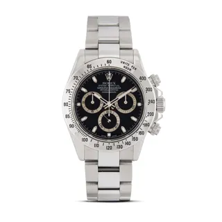 Rolex Daytona 116520 40mm Stainless steel Black