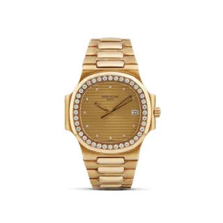 Patek Philippe Nautilus 3800/3 37mm 18k yellow gold Champagne