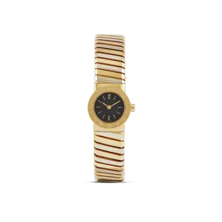 Bulgari Bulgari 19mm 18k yellow gold Black