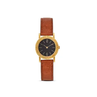 Bulgari Bulgari 26mm 18k yellow gold Black