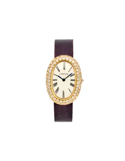 Cartier Baignoire Yellow gold White