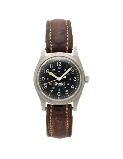 Hamilton Khaki Field 9219 33mm Stainless steel Black