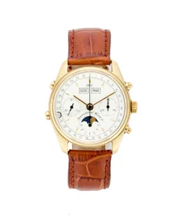 IWC Chronograph 3710 gold White