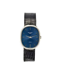 Patek Philippe Golden Ellipse 3548 27mm White gold Blue