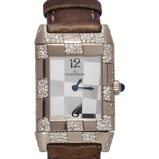 Jaeger-LeCoultre Reverso 267.3.86 21mm 18k white gold White