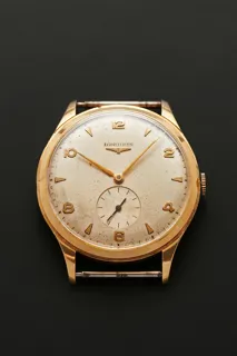 Longines 18k yellow gold Silver