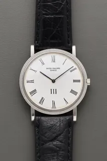 Patek Philippe Calatrava 3520D 18k white gold White