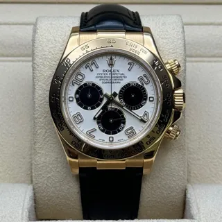 Rolex Daytona 116518 Yellow gold White