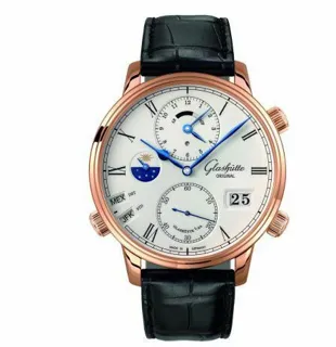 Glashütte Senator Cosmopolite 1-89-02-01-05-30 Red gold Silver