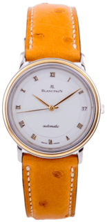 Blancpain Villeret 0095-1318-58 Yellow gold and Stainless steel Weiu00df