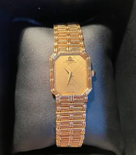 Baume & Mercier 22mm 18k yellow gold Golden