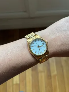 Rolex Datejust 18k yellow gold White