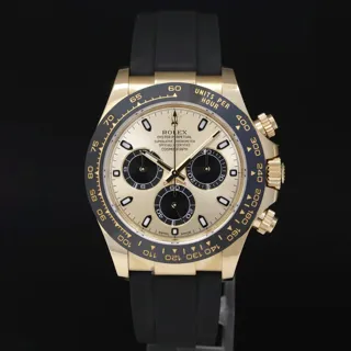 Rolex Daytona 116518LN-0048 Ceramic and Yellow gold Champagne