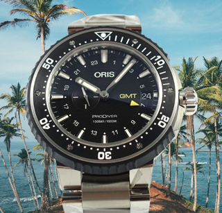 Oris ProDiver GMT 01 748 7748 7154 49mm Titan Black