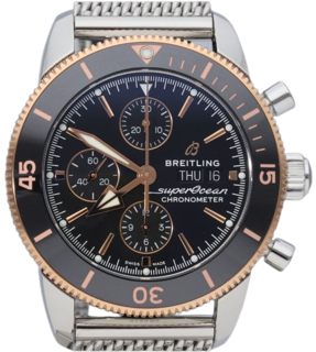 Breitling superoc 44mm Rose Gold$Steel Black