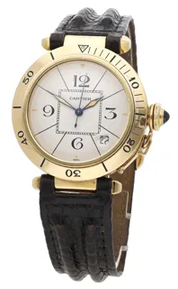 Cartier Pasha 1987 38mm 18ct Gold Silver