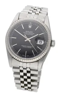 Rolex Datejust 36 16234 36mm Stainless steel Black