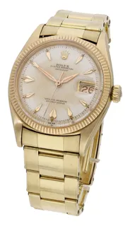 Rolex Datejust 36 6605 36mm 18ct Gold Silver