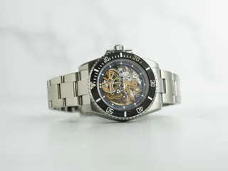 Artisans de Genève Submariner 114060 Stainless steel Skeletonized