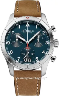 Alpina Startimer AL-372NW4S26 Stainless steel Blue