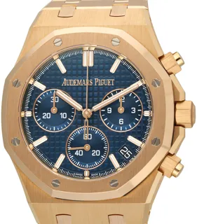 Audemars Piguet Royal Oak 26240OR.OO.1320OR.01 Rose gold Blue