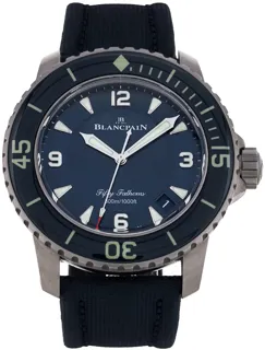 Blancpain Fifty Fathoms 5015-12B40-O52A Titanium Blue