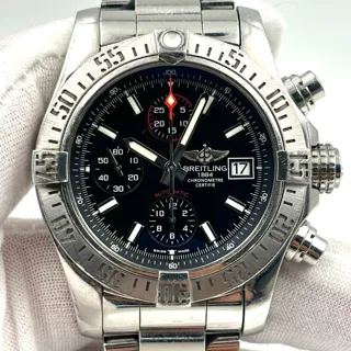 Breitling Avenger A13381 Stainless steel Black