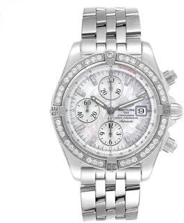 Breitling Chronomat A13356 Stainless steel and Diamond White