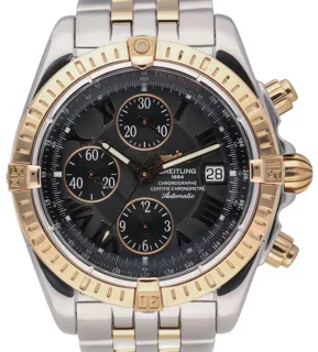 Breitling Chronomat C13356 Yellow gold and Stainless steel Black