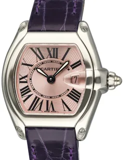 Cartier Roadster W62017V3 Stainless steel Pink