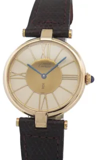 Cartier MUST VENDOME 263674 Silver and Yellow gold Golden