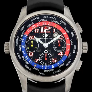 Ferrari World Time Chronograph F1 053 43mm Titanium Black