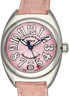 Franck Muller Transamerica 2000L Stainless steel Pink