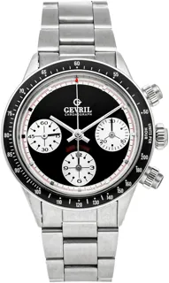 Gevril Tribecca Chronograph A508ANAANABMA5 Stainless steel Black