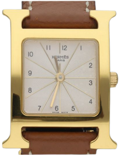 Hermès H-hour Yellow gold Champagne